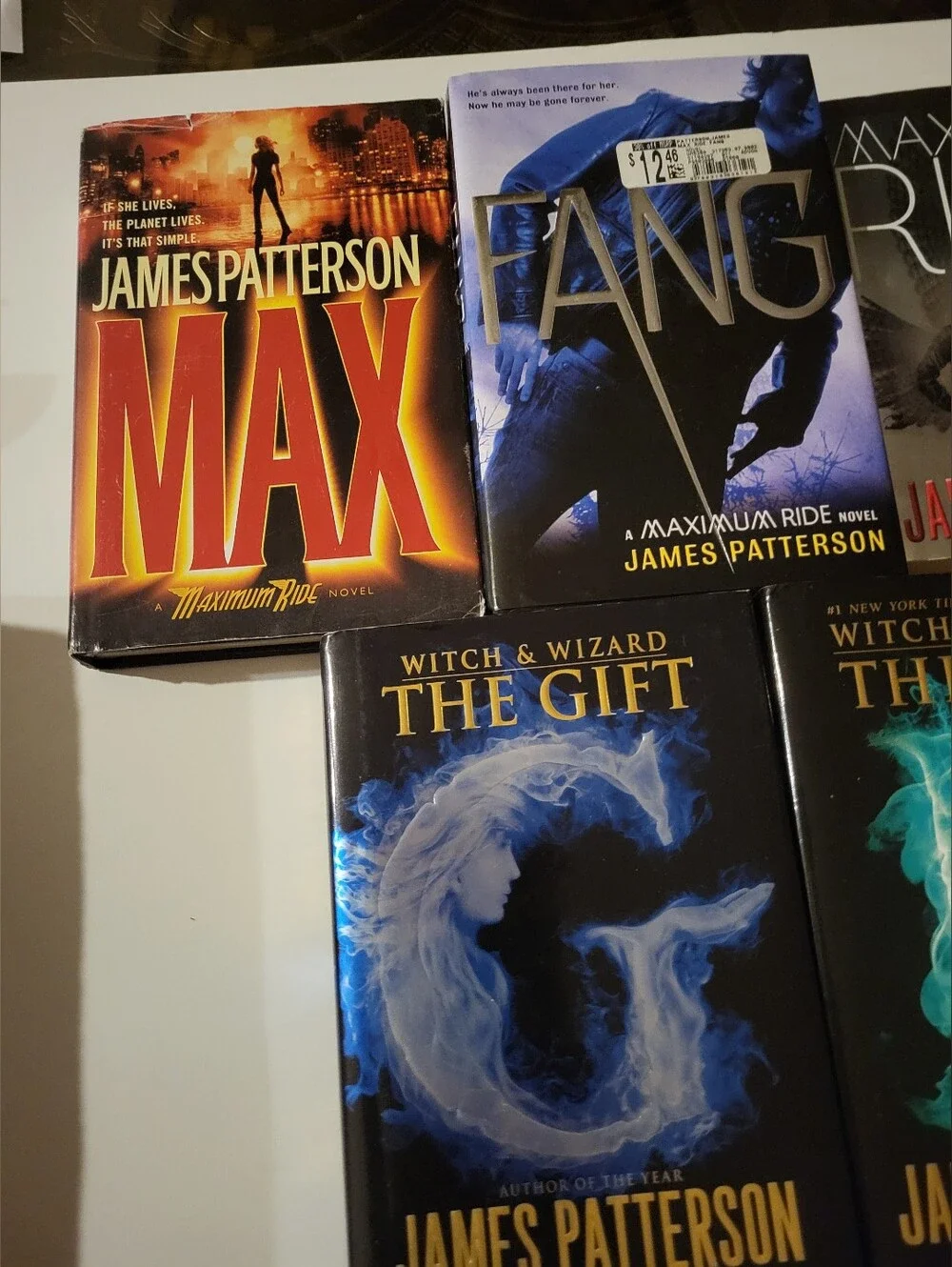 James Patterson Bundle MAXIMUN RIDE, WITCH & WIZARD Lot Of 5 Books